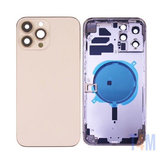 Tapa Trasera+Frame Apple iPhone 12 Pro Max Dorado